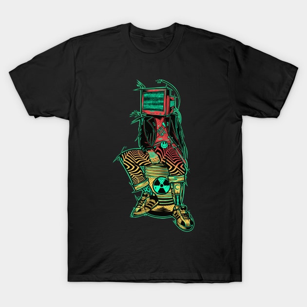 Static Wasteland T-Shirt by Scottconnick